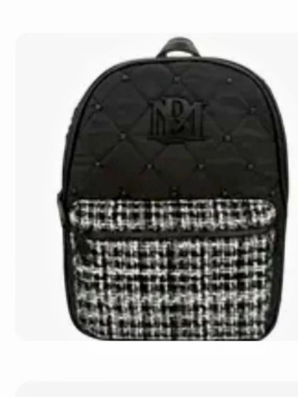 Badgley Mischka Black Tie Backpack